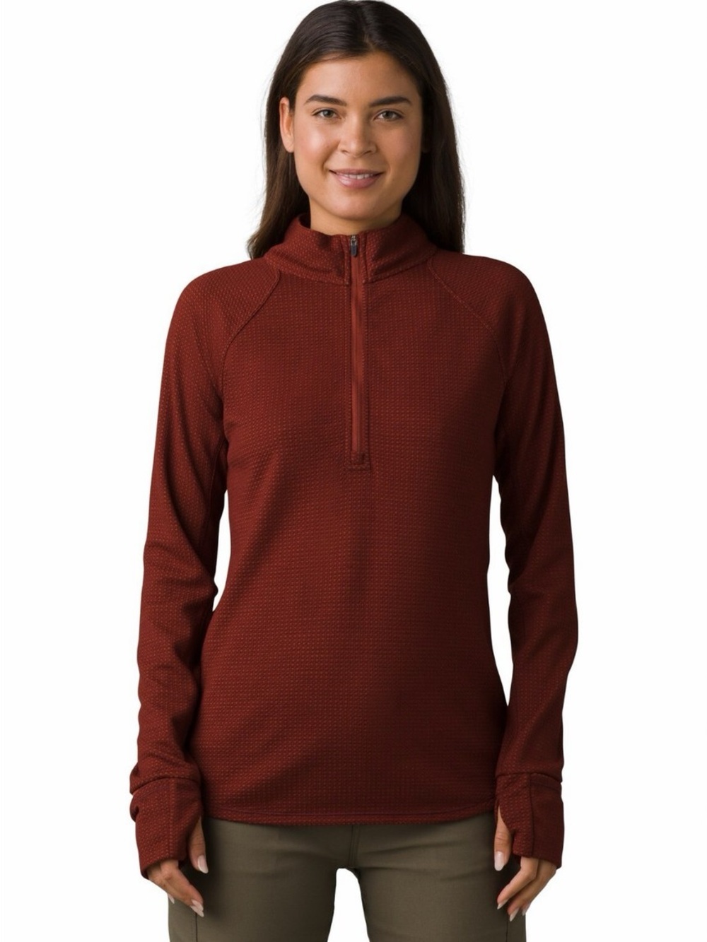 NWOT prAna Wensley 1/2 Zip Top - Women's size S